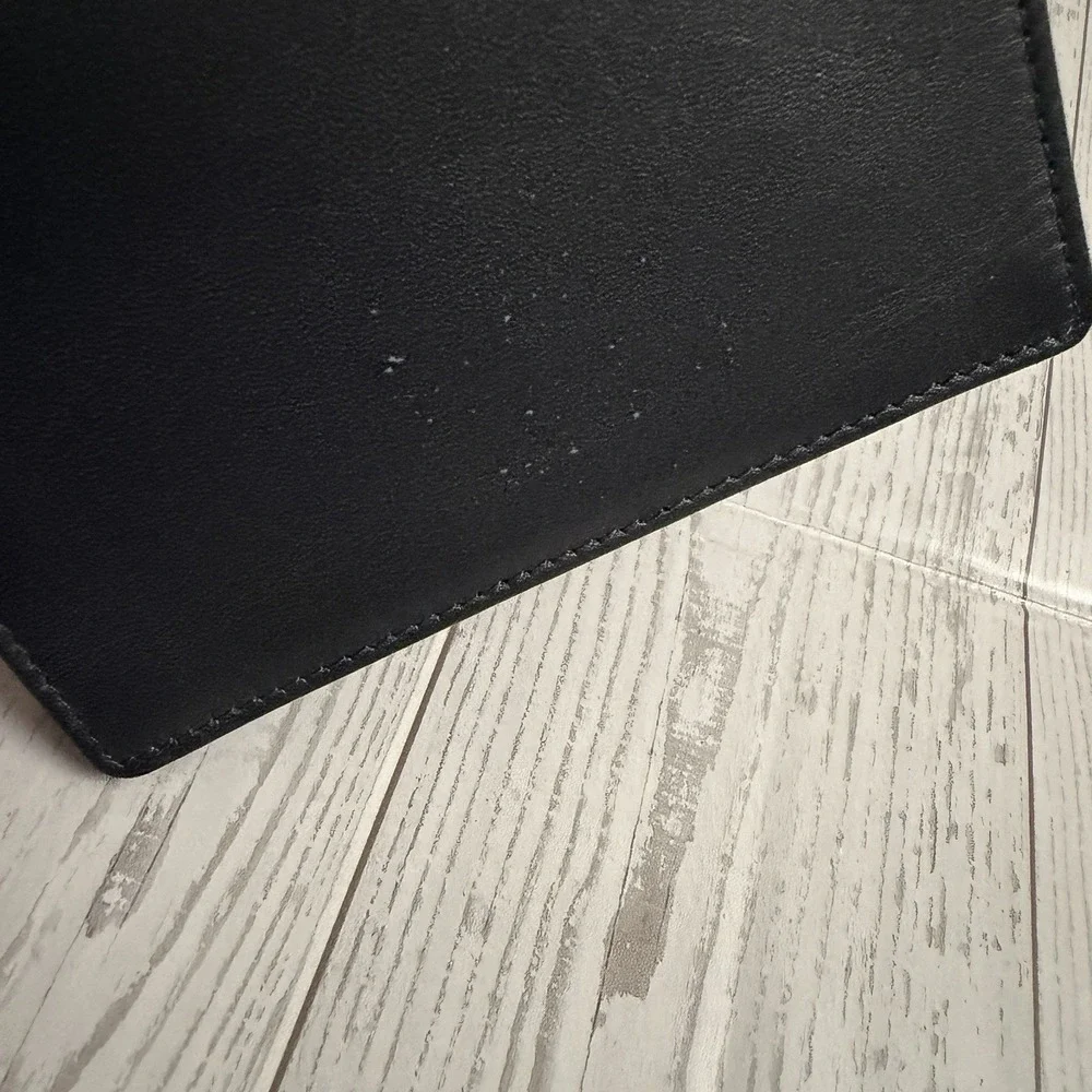 Breguet‎ Folded Card Wallet Black Leather Bifold